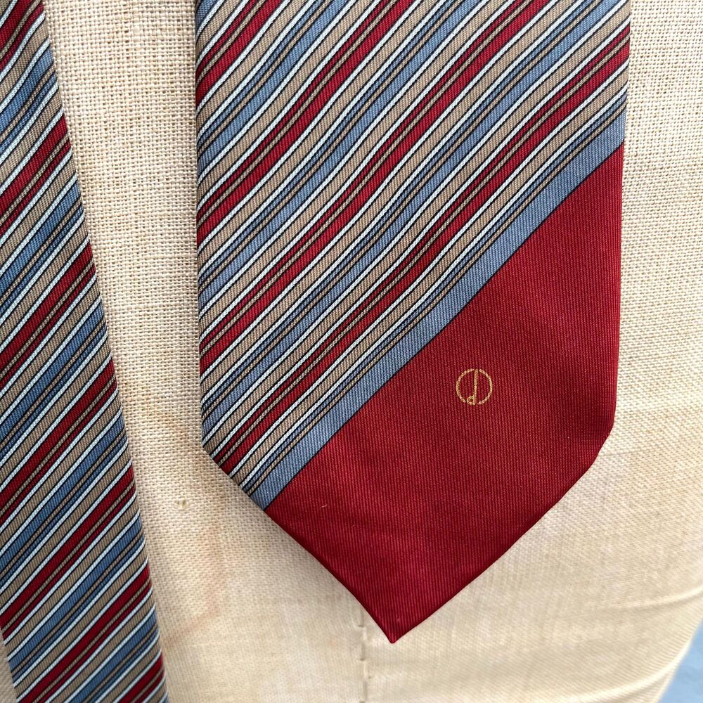 Vintage Dunhill Tie Mens silk necktie British Preppy